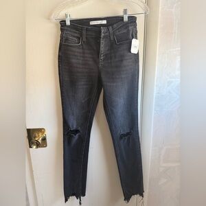 Altar’d State Women's Black Distressed Jeans Skinny 25